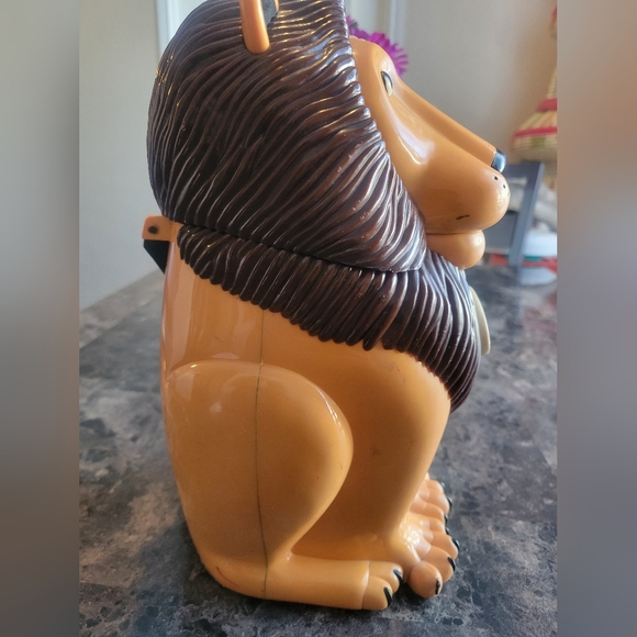 SOLDntage 1999 The Original Tiger Cookie Jar Roaring Talking Lion Working - Picture 7 of 10